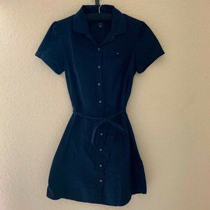 Tommy Hilfiger Blue Shirt Dress Size Large
